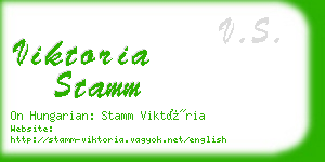 viktoria stamm business card